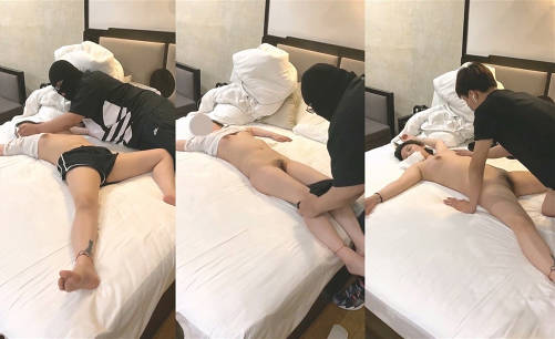 【经典MJ】迷翻幼师小女友❤️找来单男一起玩3P【4.55G】